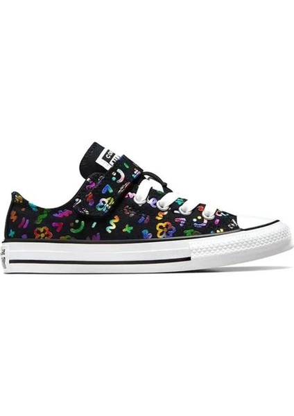 Chuck Taylor All Star Easy On Doodles Çocuk Günlük Ayakkabı A07218C Siyah