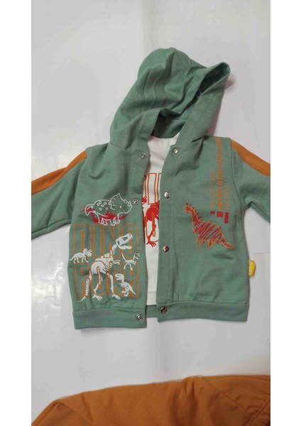 Bebek 3 Lü Takım Kapüşonlu Çıtçıt Lı fiyatları