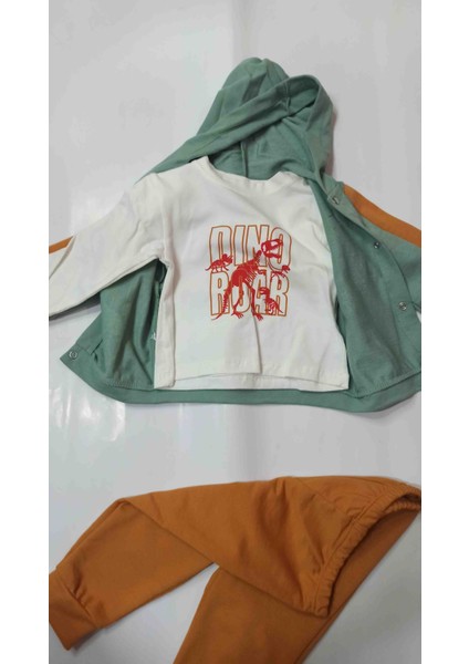 Bebek 3 Lü Takım Kapüşonlu Çıtçıt Lı modelleri