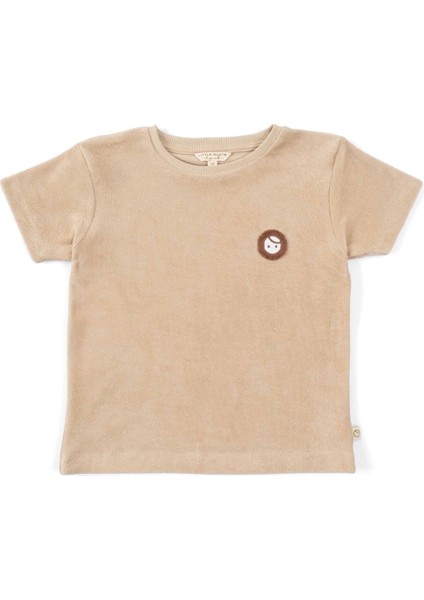 Havlu Kısa Kollu Şort Bebek Takımı Bej modelleri