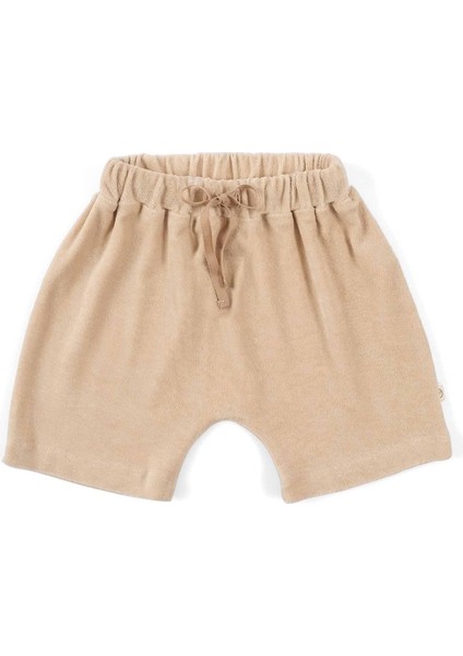 Havlu Kısa Kollu Şort Bebek Takımı Bej indirimleri