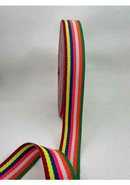 3 cm Çizgili Şerit-5 Metre-(Renkli)