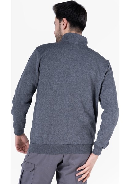 2 Iplik Dik Yakalı Fermuarlı Sweatshirt fiyatları