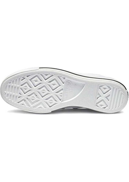 Chuck Taylor All Star Leather Platform Kadın Günlük Ayakkabı 561676C Beyaz fırsatları