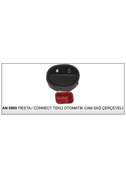 Cam Kaldırma Anahtarı Ön Sağ Fiesta 5 Ka Fusion Connect 6 Pin 96FG14529AC AN-0890 Dodo