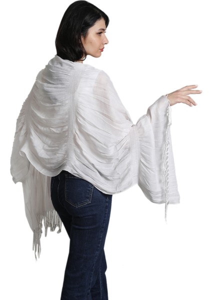Ekru Cotton Eşarp Şal fiyatları
