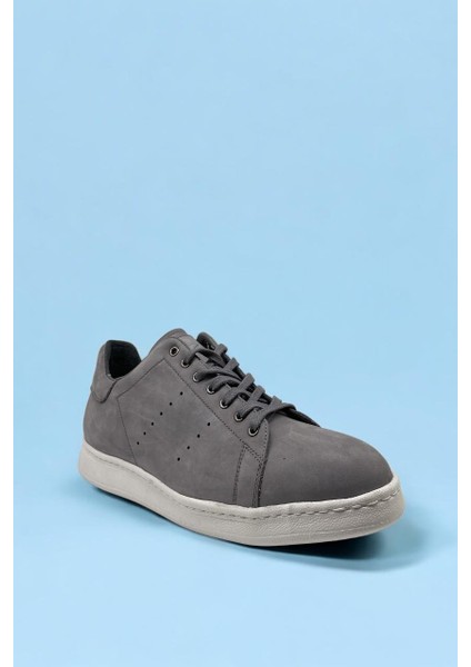 Sail Laker'S 6041 Gri Deri Erkek Casual Günlük Ayakkabı