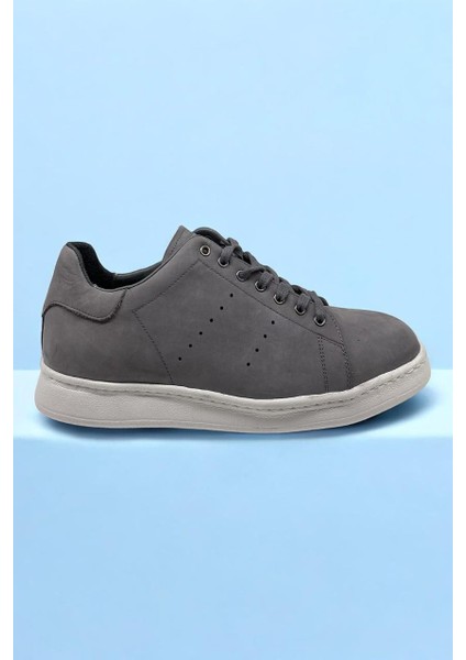 Sail Laker'S 6041 Gri Deri Erkek Casual Günlük Ayakkabı