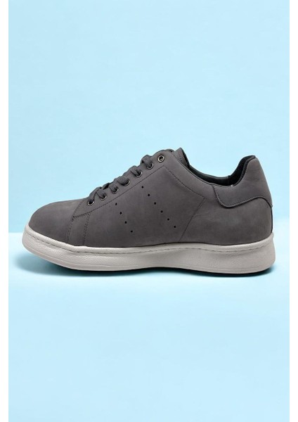 Sail Laker'S 6041 Gri Deri Erkek Casual Günlük Ayakkabı