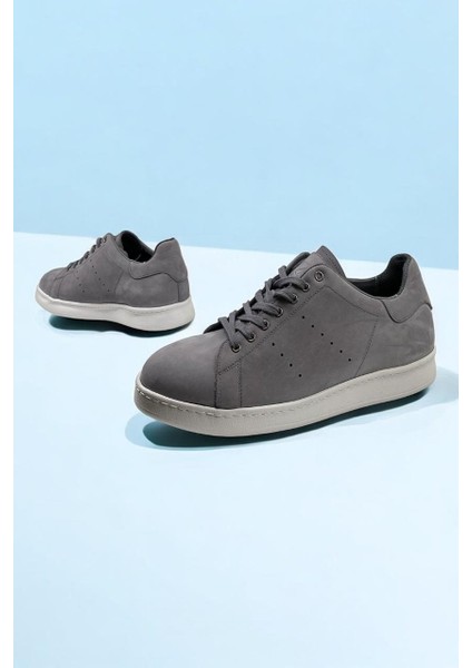 Sail Laker'S 6041 Gri Deri Erkek Casual Günlük Ayakkabı