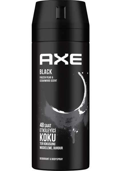 Erkek Sprey Deodorant Black 48 Saat Etkileyici Koku 150 ml