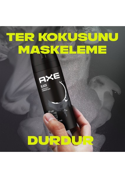 Erkek Sprey Deodorant Black 48 Saat Etkileyici Koku 150 ml