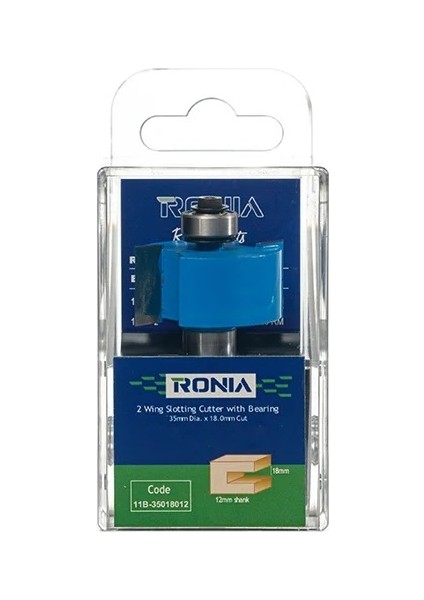 Ahşap Freze Bıçağı 11B-35018012 Rulmanlı Cam Yeri Açma İki Kanatlı Freze Ucu Sap 12 mm fiyatları