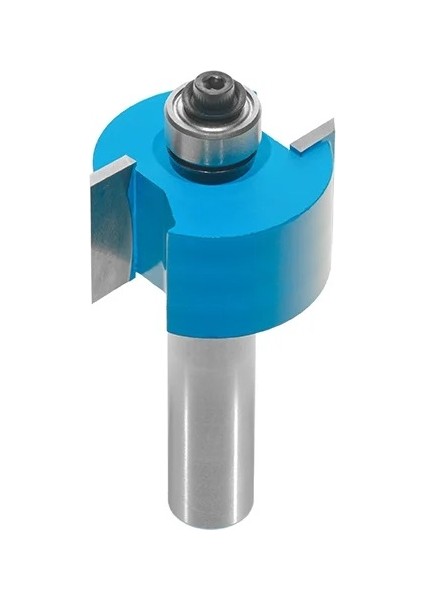 Ahşap Freze Bıçağı 11B-35018012 Rulmanlı Cam Yeri Açma İki Kanatlı Freze Ucu Sap 12 mm modelleri