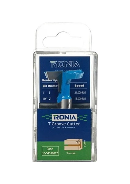 Ahşap Freze Bıçağı 13-34316012 ''T'' Oluk Freze Ucu Sap(D): 12 mm fiyatları