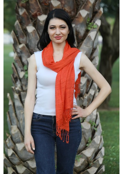 Orange Keten Şal modelleri