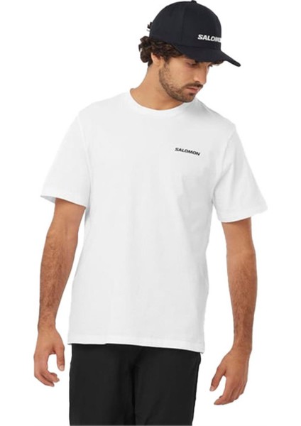 Graphic Perf Ss Tee M Erkek T-Shirt LC2219500 Beyaz