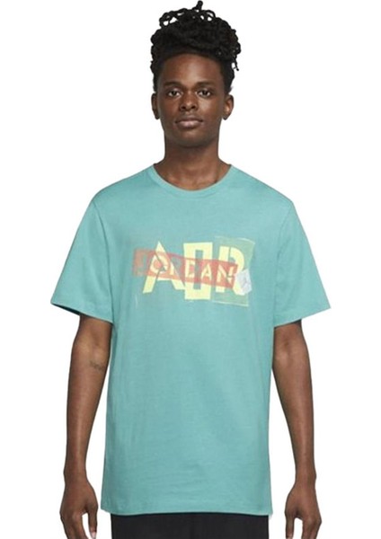 M Brand Gfx Ss Crew 3 Erkek T-Shirt DM1426-392 Yeşil