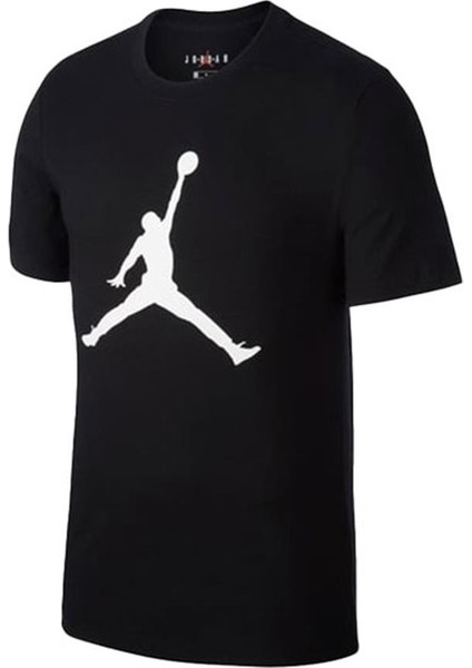 Erkek T-Shirt M J Jumpman Ss Crew CJ0921-011 Siyah