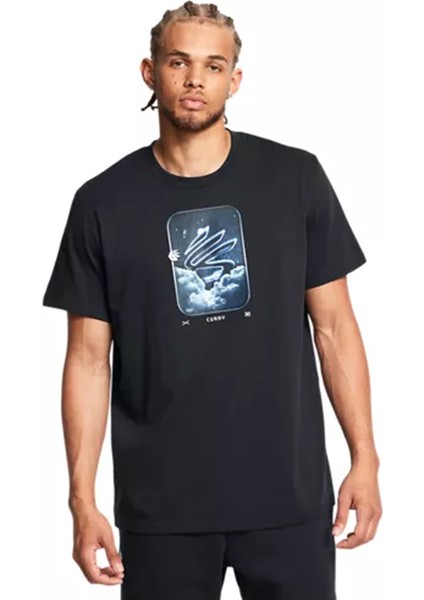 Curry Heavyweight Erkek Siyah Basketbol T-Shirt 1387108-001