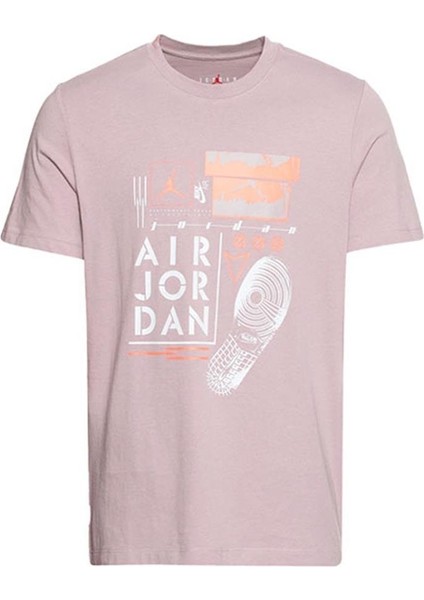 M Brand Gfx Ss Crew 2 Erkek T-Shirt DM1424-501 Mor