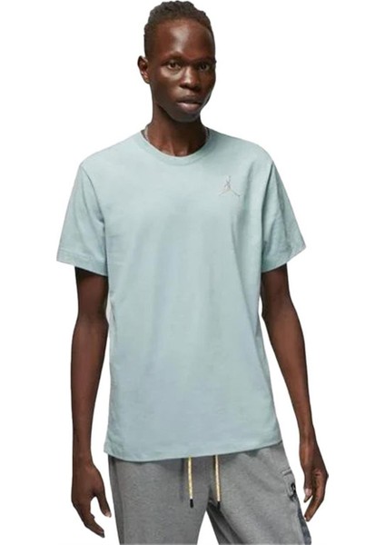 Emb Ss Crew Erkek T-Shirt DC7485-366 Yeşil