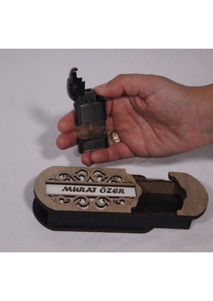 Çakmak Kişiye Özel Isim Yazılı ve Mdf Tasarım Kutulu No:68 fiyatları