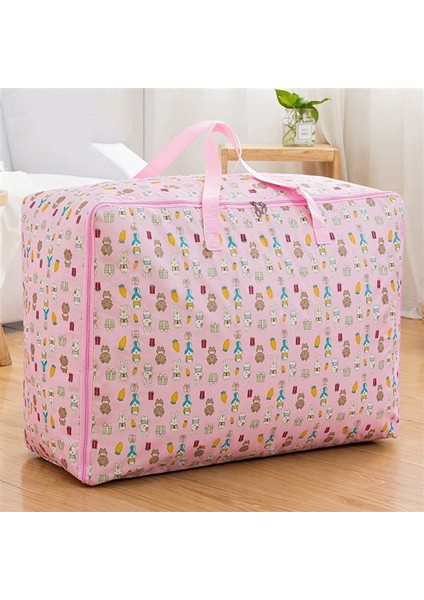Oxford Kumaş Yorgan Saklama Çantası, Özellikler: 55X33X20CM Mavi Üçgen (Yurt Dışından)