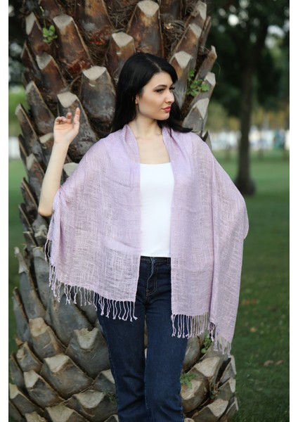 Lila Keten Şal modelleri