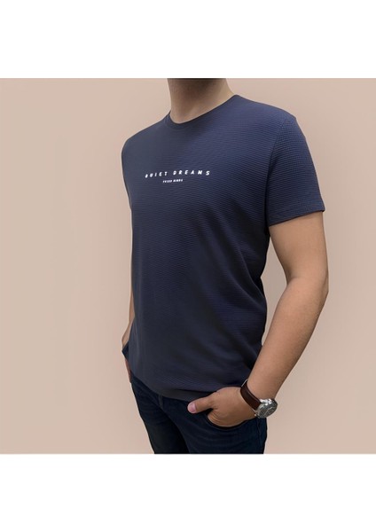 Erkek Regular Yeşil Baskılı T-Shirt modelleri