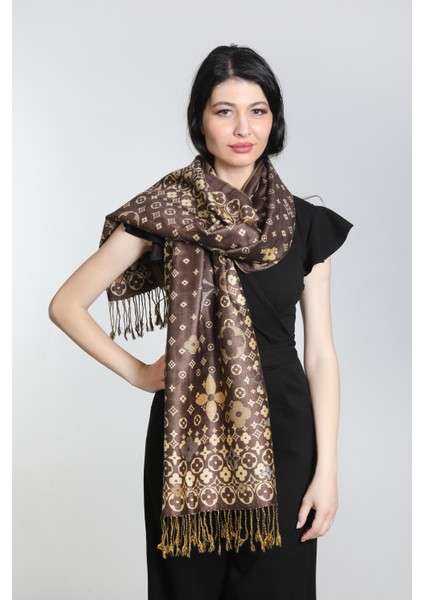 Kahve Gold Pashmina Şal fiyatları