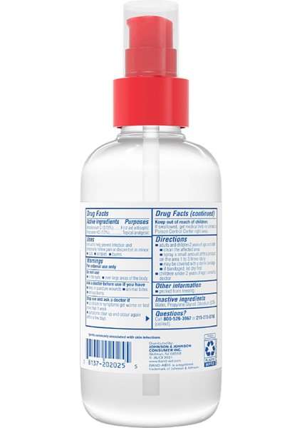 Band-Aid Cleansing Spray 237ml fiyatları