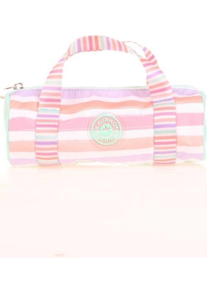 Travel Double Stripe Kalem Çantası Mint K2600