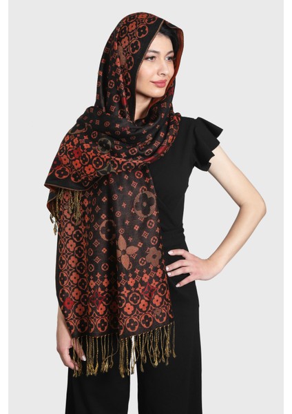 Siyah Kiremit Pashmina Şal fiyatları