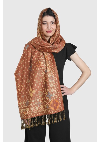 Kiremit Gold Pashmina Şal fiyatları