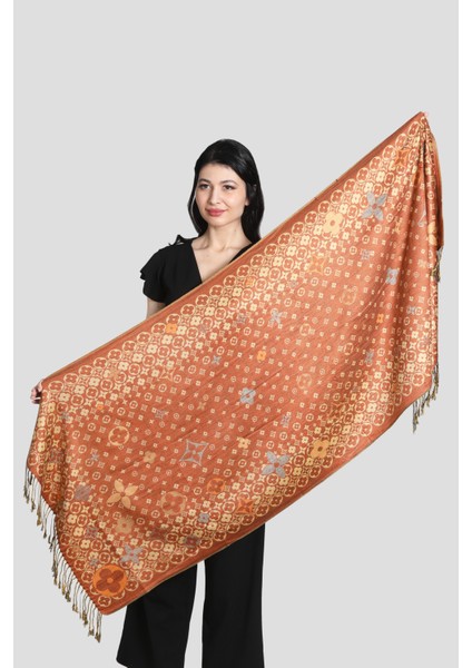 Kiremit Gold Pashmina Şal fırsatları