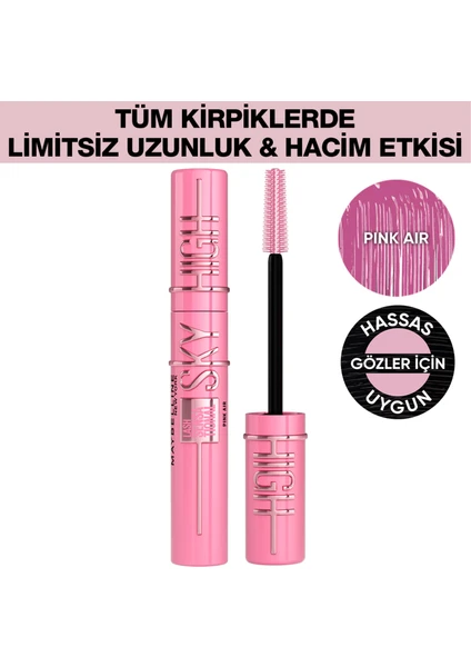 Lash Sensational Sky High Pink Air Maskara - Pembe