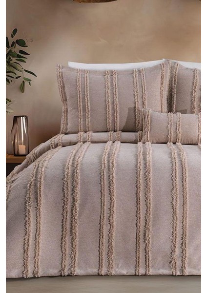 Ways Şönil Çift Kişilik Yatak Örtüsü Cappucino fiyatları