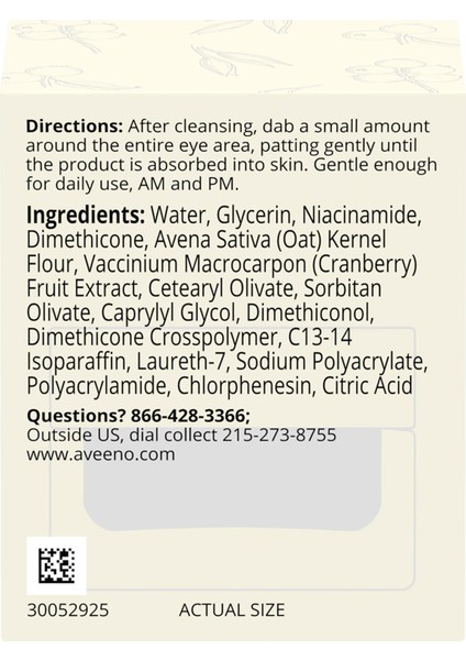 Calm + Restore Age Renewal Jel Göz Altı Kremi 14gr