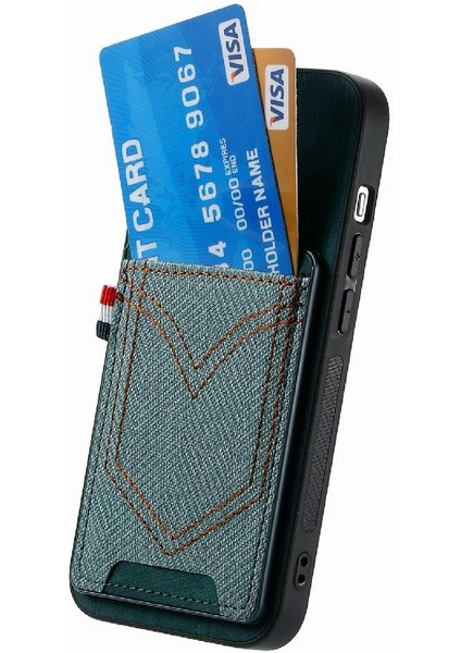 IPhone Xr Manyetik Araç Montaj Crad Yuvası Kot Cep Tasarımı (Yurt Dışından) fırsatları