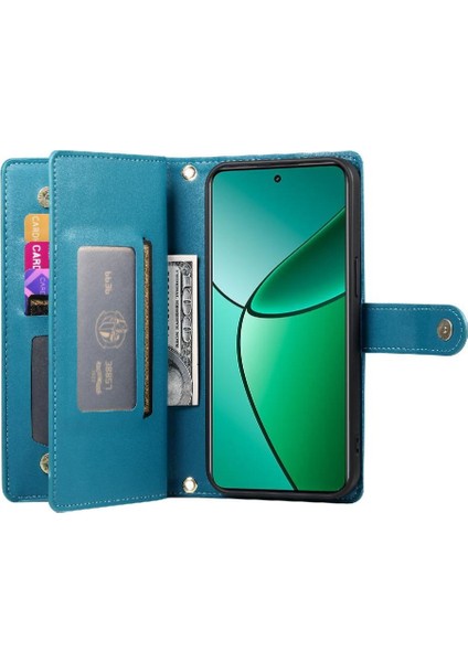 Realme 12 Artı Crossbody Kayış Standı Çok Fonksiyonlu Cüzdan Için Flip Case (Yurt Dışından) indirimleri