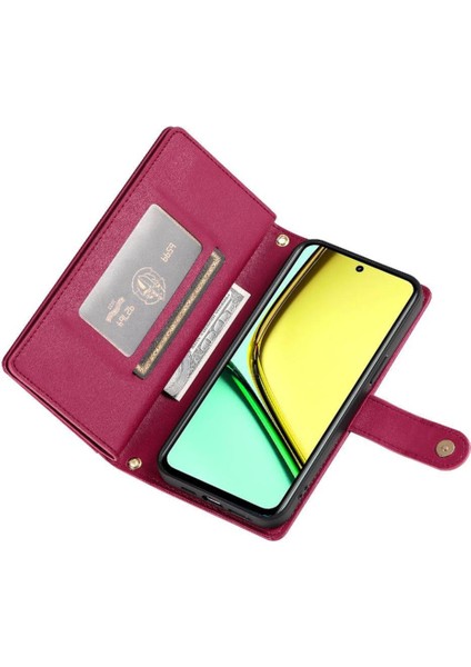 Realme C67 4g Iş Çok Fonksiyonlu Cüzdan Crossbody Için Flip Case (Yurt Dışından) indirimleri