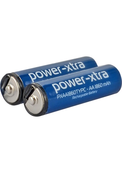 PXAA1860TYPC - Aa - 1860 Mah Şarjlı Pil - Type C - 2'li Blister