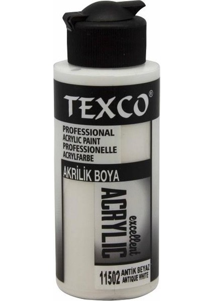 Texco Akrilik 110 cc Boya 11502 Antik Beyaz