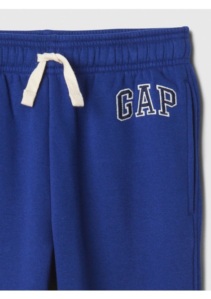 Erkek Çocuk Koyu Mavi Gap Logo Jogger Fleece Eşofman Altı