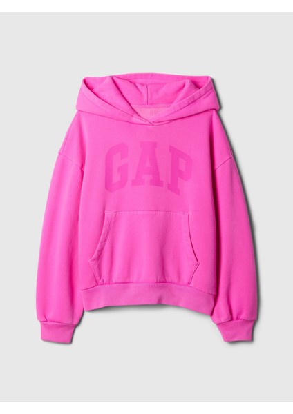 Kız Çocuk Pembe Gap Logo Sweatshirt