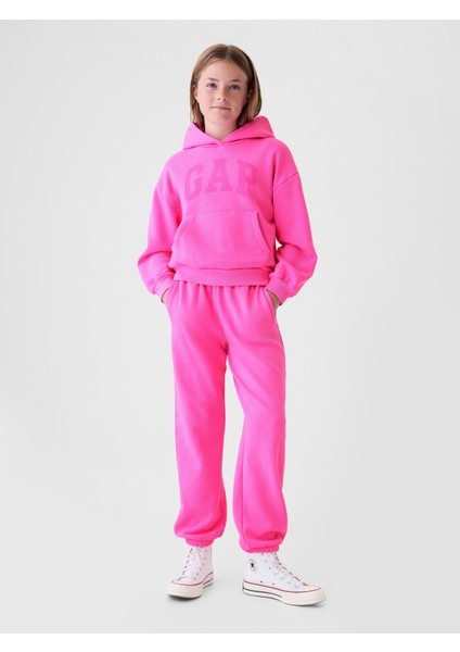 Kız Çocuk Pembe Gap Logo Sweatshirt fırsatları