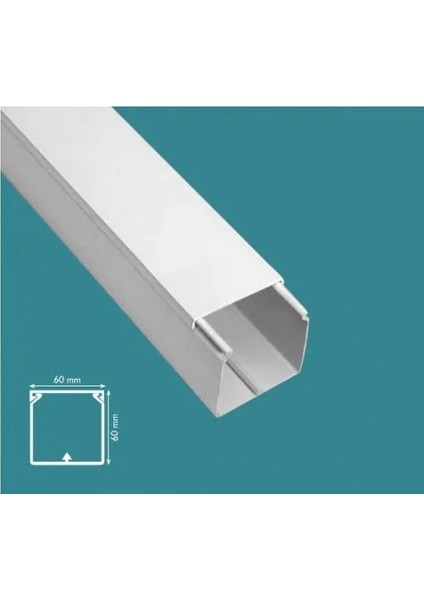 Kablo Kanalı 60X60 (2mt) (Seçenekli) fiyatları