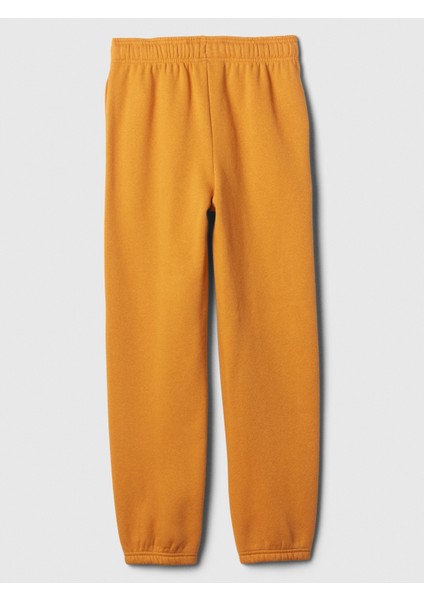 Erkek Çocuk Turuncu Gap Logo Jogger Fleece Eşofman Altı