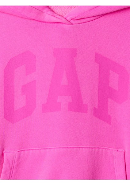 Kız Çocuk Pembe Gap Logo Sweatshirt